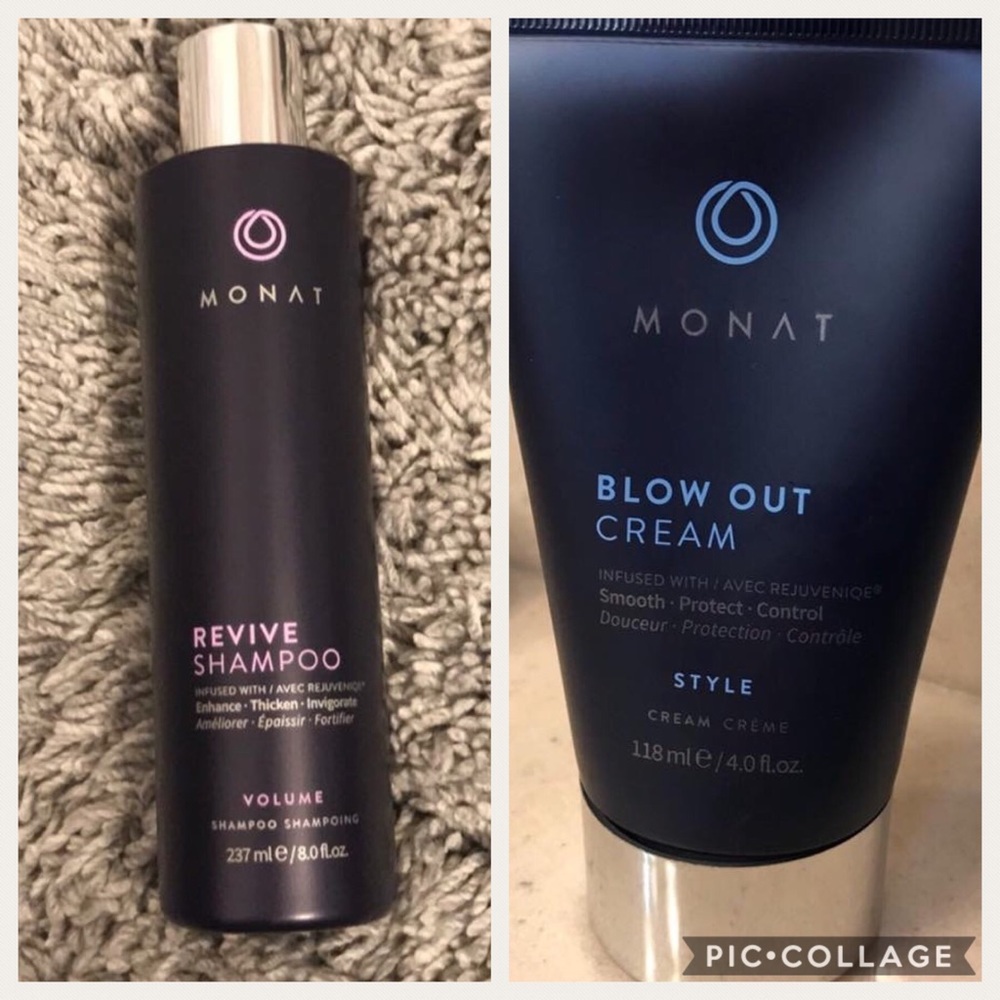 Monat!! Revive shampoo and Blow Out cream!